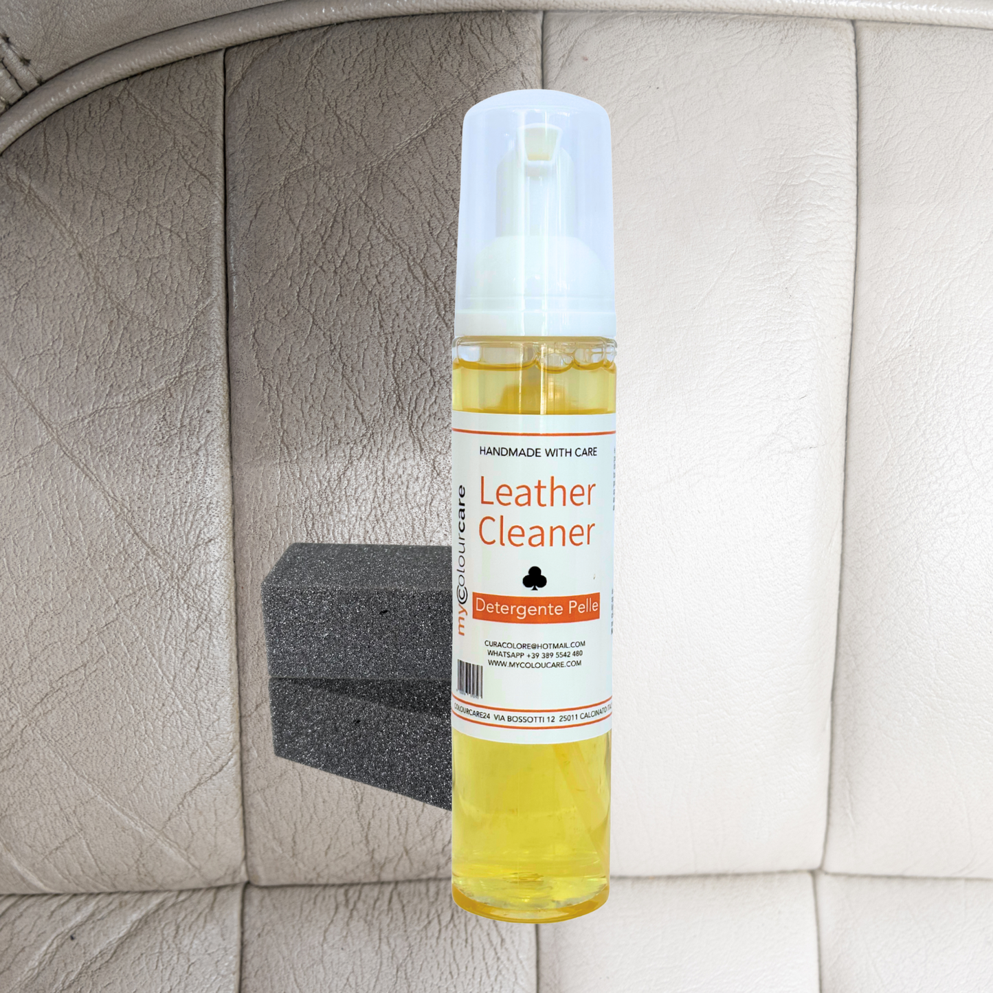 Kit Ritocco Nero Per Volante + Detergente - Pelle & Ecopelle