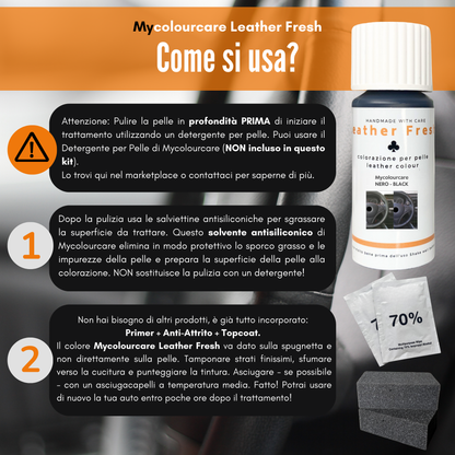 Kit Ritocco Volante Nero - Pelle o Ecopelle