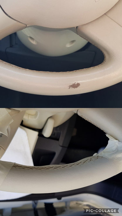 Kit Ritocco Volante Avorio Fiat 500 - Pelle o Ecopelle