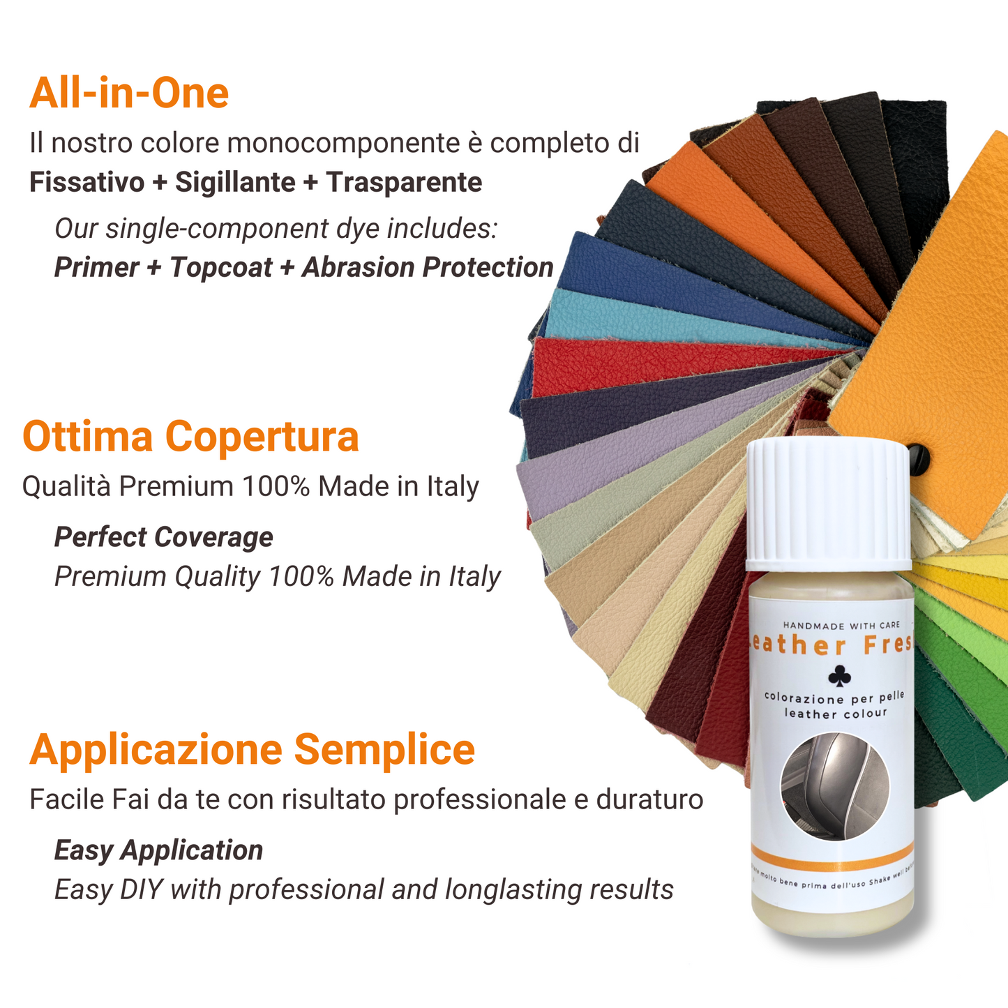 Kit Ritocco Volante Nero - Pelle o Ecopelle