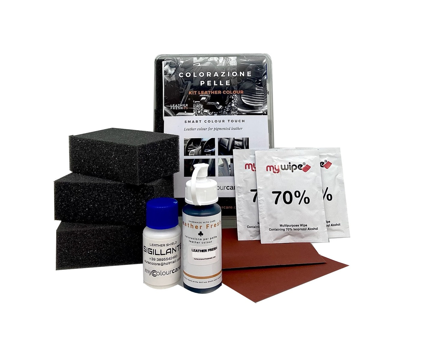 Audi Black Soul Shoulder Pad Touch-up Kit - Leather &amp; Eco-leather
