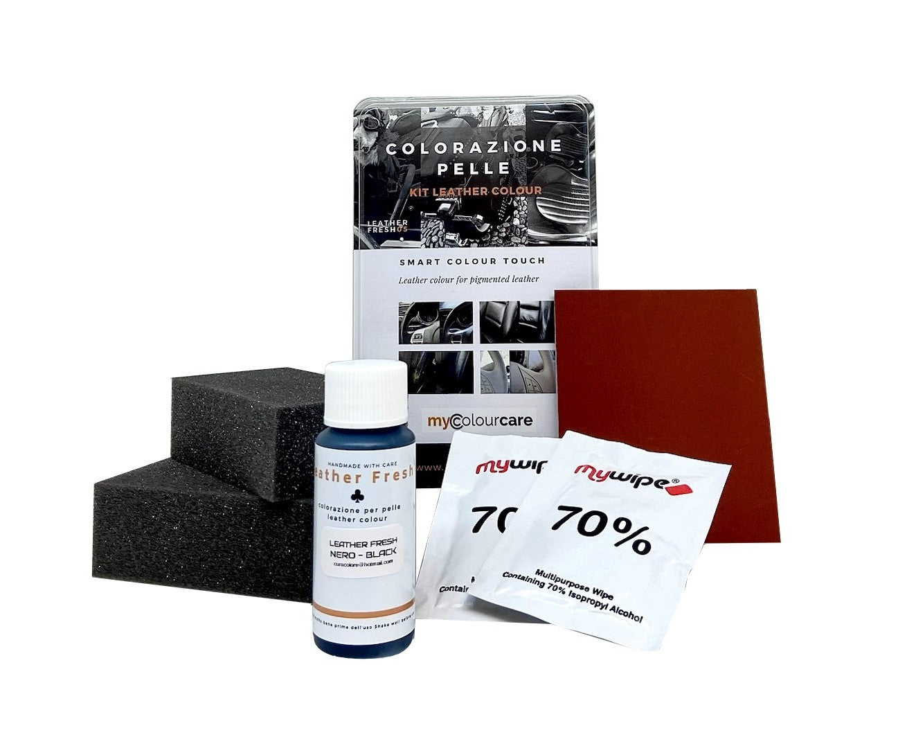 Kit Ritocco Volante Nero - Pelle o Ecopelle